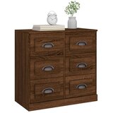  Komoda smeđi hrast 70x35,5x67,5 cm konstruirano drvo | shoptok.hr