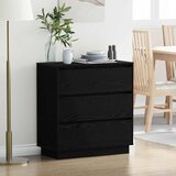  Noćni ormar Crni hrast 71 x 34,5 x 75 cm Konstruirano drvo | shoptok.hr