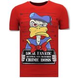Lf Majice s kratkimi rokavi 107915405 Rdeča Cene
