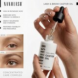Nanolash Lash & Brow Castor Oil hladno stiskano ricinusovo olje za trepalnice in obrvi 30 ml | Shoptok.si