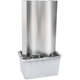  Vrtna fontana srebrna 60,2x37x122,1 cm od nehrđajućeg čelika | Eponuda.ba