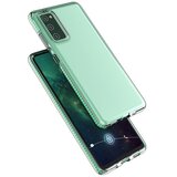 Spring Case prozirna zaštitna gel maska sa okvirom u boji za Samsung Galaxy A12 / Galaxy M12 mint | shoptok.hr