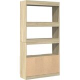  Visoka komoda boja hrasta sonome 92x33x180cm konstruirano drvo | shoptok.hr
