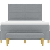  Krevet s opruga kutije Svijetlo siva 200 x 160 cm tkanina | shoptok.hr