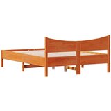  Okvir kreveta voštano smeđi 120 x 200 cm od masivne borovine | shoptok.hr