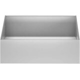  Vrtna saksija Srebrna 100 x 100 x 30 cm Pocinčani čelik - Pocinčani čelik 100 x 100 x 30 cm 1 | shoptok.hr