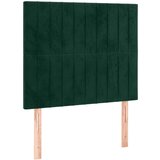  LED uzglavlje tamnozeleno 80x5x118/128 cm baršunasto | Eponuda.com