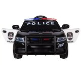 Ramiz Otroški električni avto Police 12V Črna lea | Shoptok.si