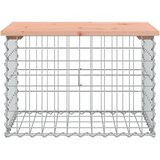  Vrtna klupa s gabionskim dizajnom 63x44x42 cm drvo duglazije | Eponuda.ba