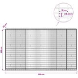  Gabion s žicom debljine 3 5 mm i mrežom 5x10 cm 350x30x200 cm - 30 cm 200 cm 350 cm | shoptok.hr