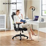 Songmics Pisarniški stol OBN063B01, črn | Shoptok.si