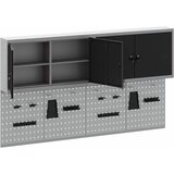 Set ormara za alate 6 kom. Crna Čelik s prahom premazan | shoptok.hr