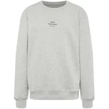 MADS NORGAARD COPENHAGEN Sweater majica svijetlosiva / crna