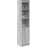 vidaXL Visoka omara siva sonoma 37,5x35x180 cm inženirski les | Shoptok.si