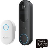 Reolink pametni zvonec D340B+ zvonček, 2K, Baterijka, PIR, IP65. D340B with Chime | Shoptok.si