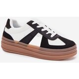Boto Women's Platform Sneakers Black-White Sivirae | Shoptok.si