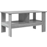  Klubska miza Siva Sonoma 90 x 50 x 45 cm Konstruiran les, (5000120455) | Shoptok.si