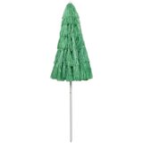 vidaXL Senčnik za na plažo Hawaii zelen 240 cm, (20729244) | Shoptok.si