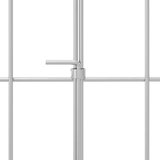  Ograda za vrt s kolčićima 12 pcs 55 x 50 cm Mesh Srebrna | shoptok.hr