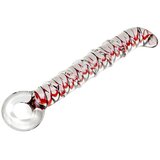 Rimba Sammy - G-točka stakleni dildo (prozirni uzorak) | shoptok.hr