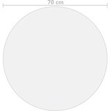  Zaštita za stol prozirna Ø 70 cm 1,6 mm PVC | shoptok.hr