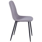 XXXL Stol Mona, Siva, Črne Noge | Shoptok.si