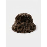 Sinsay Bucket šešir od umjetnog krzna s leopard uzorkom | shoptok.hr
