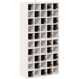  Stojalo za vino 2 pcs Bela 56 x 25 x 56 cm Masivno borovo les, (5000108343) | Shoptok.si