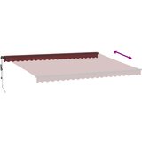 Tenda na automatsko uvlačenje bordo 500 x 350 cm | Eponuda.com