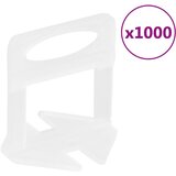 vidaXL Kopče za niveliranje pločica 1000 kom 3 mm | shoptok.hr