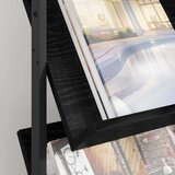  Polica za časopise s policom Crni hrast 68 x 40 x 123.5 cm | shoptok.hr