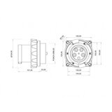  utikač ugradni uko-uto bemis IP67 125A 3P+E+N 400V BC1-6505-7114 | Eponuda.com