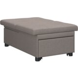 vidaXL Sofa na razvlačenje 3-u-1 u taupe tkanini | shoptok.hr