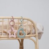 Bibs Loops obešalni obročki Blush / Woodchuck / Ivory 12 kos | Shoptok.si