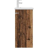  Kupaonski umivaonik s sudoperom Staro drvo 42 x 40 x 84,5 cm | shoptok.hr