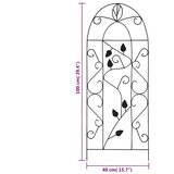  Stalci za biljke penjačice 3 kom crni 40 x 100 cm željezni | Eponuda.com