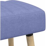  Klupa s utorima Traper plava 80 x 40 x 46 cm Tkanina | Eponuda.com