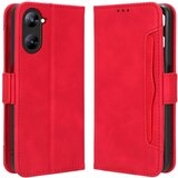 INORCO Magnetna preklopna torbica iz PU usnja za Realme V30 5G/V30t, ovitek za telefon denarnica s stojalo iz telečje teksture, (22037065) Cene