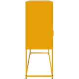  Komoda boja senfa 100,5x39x107 cm čelični | shoptok.hr