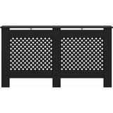  Pokrov za radijator crni 152 x 19 x 81,5 cm MDF | shoptok.hr