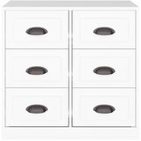  Komoda bijela 70 x 35,5 x 67,5 cm od konstruiranog drva | Eponuda.com