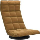  Okretna podna stolica smeđa baršunasta | shoptok.hr