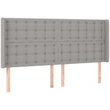  Box spring postelja z vzmetnico LED sv. siva 160x200 cm blago, (20930320) | Shoptok.si