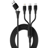 Ldnio Data kabl LC97 uc 100W 4 u 1 crni 1.2m | ePonuda.com