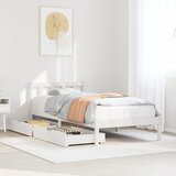 vidaXL Okvir kreveta bez madraca bijeli 75 x 190 cm masivna borovina | shoptok.hr