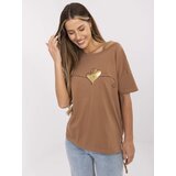 Calimera T-shirt-CLM-TS-1017.03-light brown | Shoptok.si