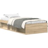  Okvir kreveta boja hrasta sonome 75x190 cm mali za jednu osobu | shoptok.hr