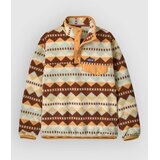Patagonia Lw Synch Snap Kids Pulover diamond stripe / flurry grn Cene