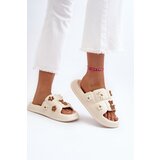 Boto Women's Foam Sandals with Beige Decorations Cambrina | Shoptok.si