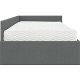  Kotni okvir postelje z matrico Drugo 2 pcs Siva blago, (5000121356) | Shoptok.si